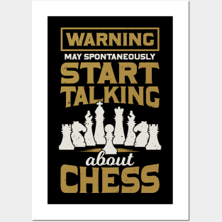 Funny Chess Game Player Gift Posters and Art